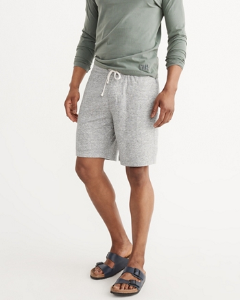 abercrombie and fitch mens fleece shorts