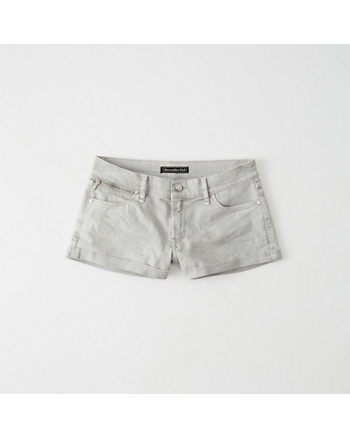 abercrombie low rise denim shorts