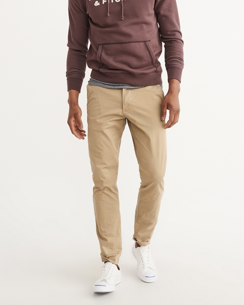 Mens Athletic Slim Chino Pants | Mens 40% Off Throughout The Store ...