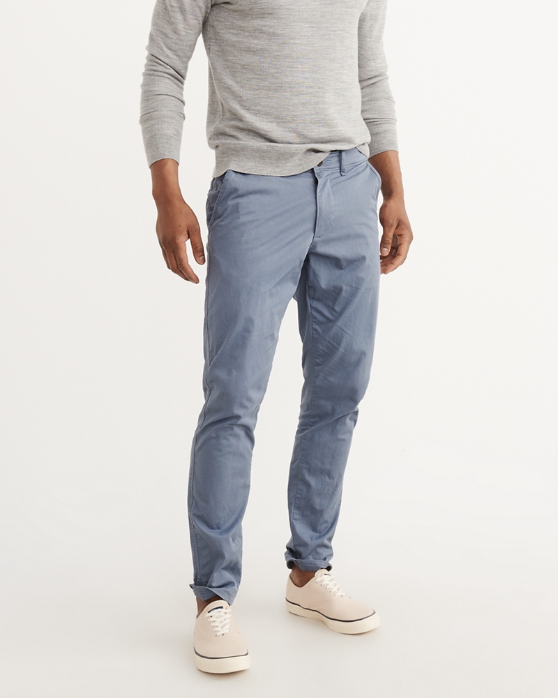 Mens Athletic Slim Chino Pants | Mens A&F Club Exclusive Sale ...