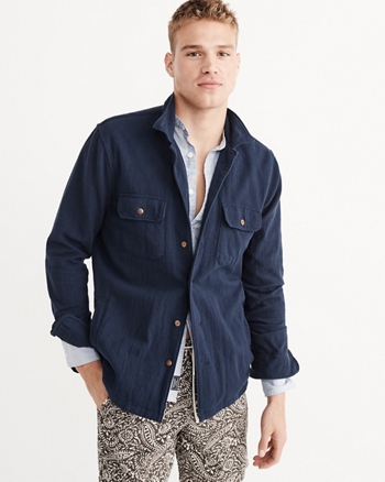 abercrombie and fitch button up shirt