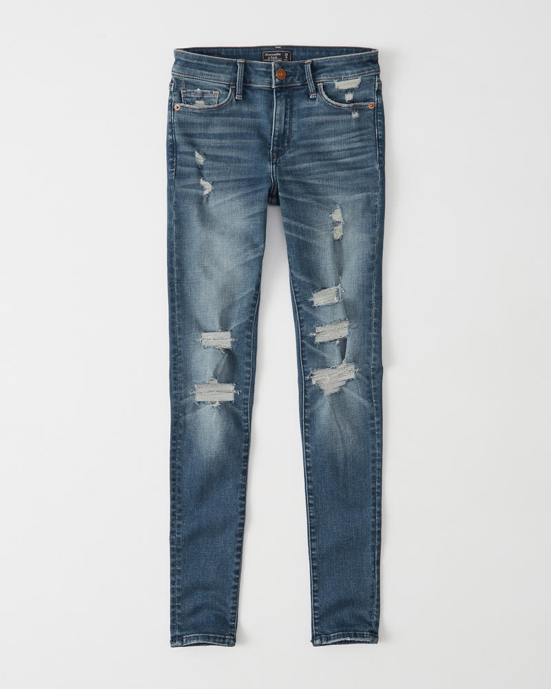 Womens Low-Rise Super Skinny Jeans | Womens Bottoms | Abercrombie.com