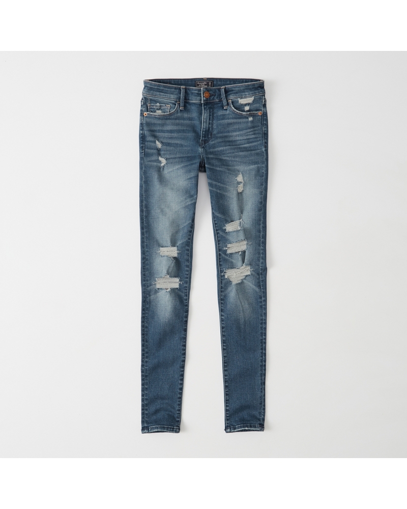 Womens Low-Rise Super Skinny Jeans | Womens Bottoms | Abercrombie.com