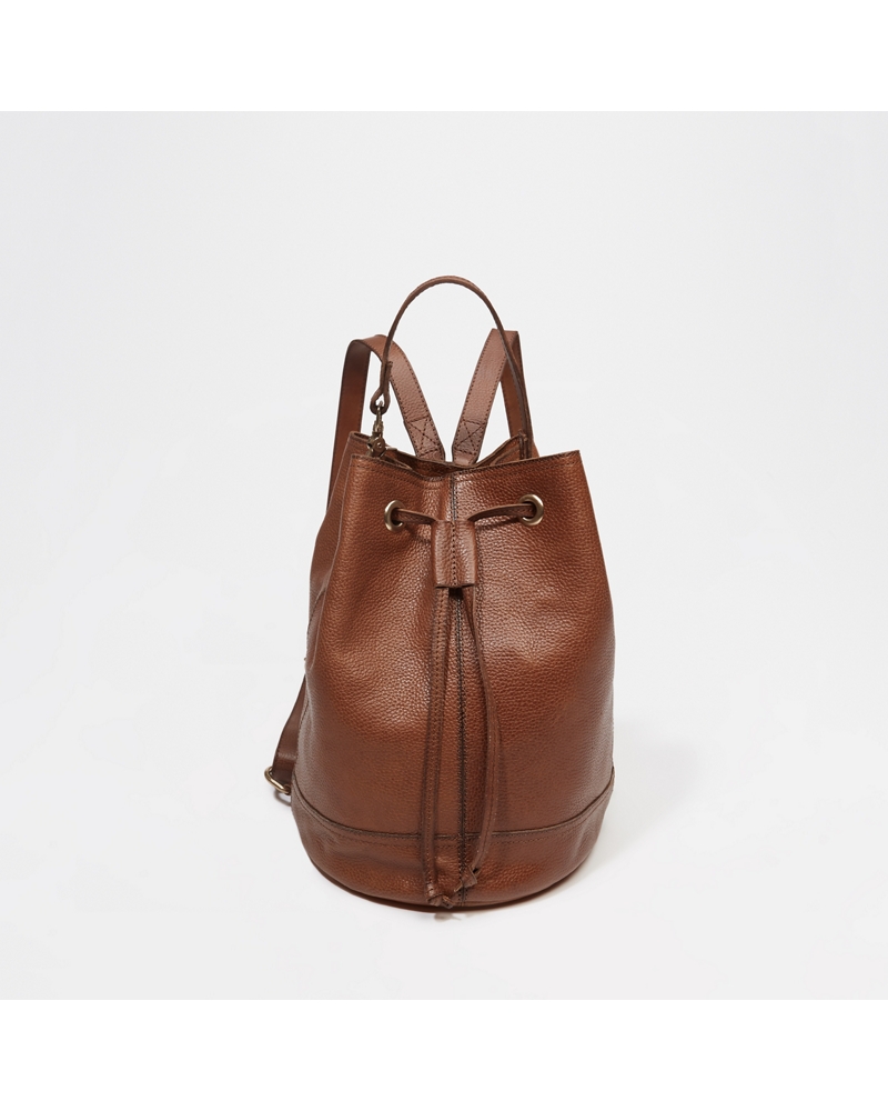 Womens Leather Backpack Bucket Bag | Womens Accessories | 0