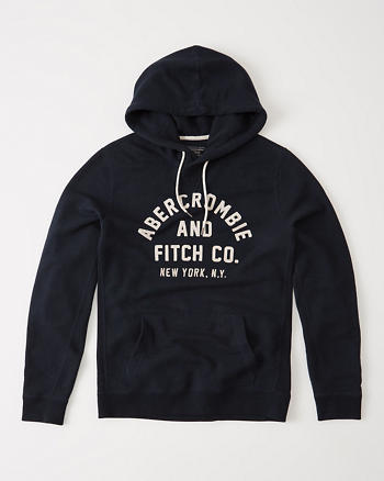 Mens Logo Pullover Hoodie | Mens Clearance | Abercrombie.com