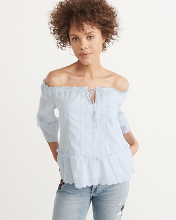 Womens Shirts & Blouses | Clearance | Abercrombie & Fitch