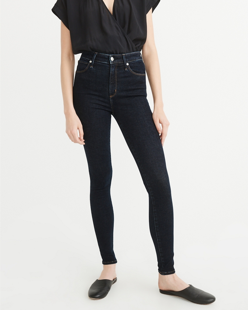 Womens High-Rise Super Skinny Jeans | Womens Bottoms | Abercrombie.com