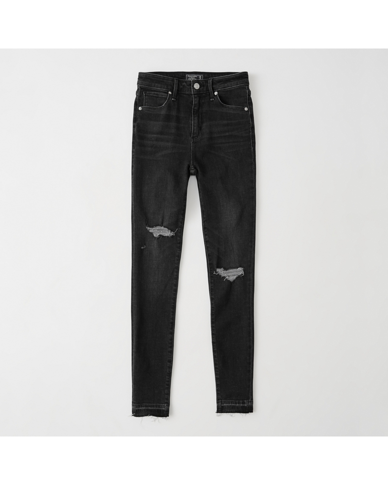 abercrombie high rise super skinny jeans