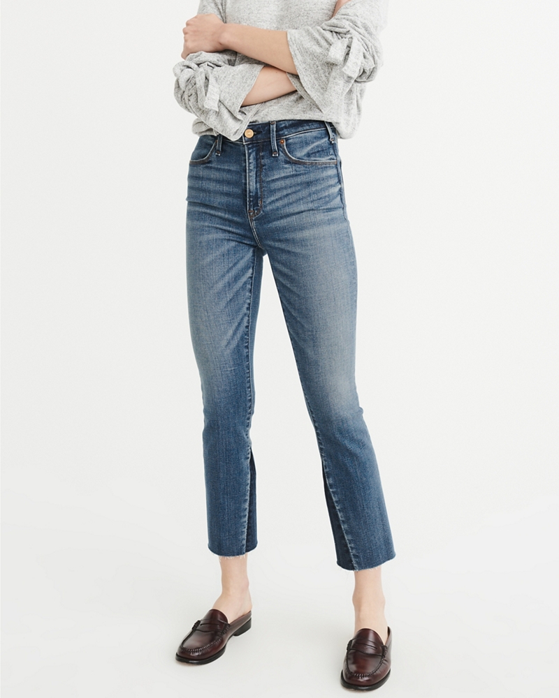 ankle flare jeans