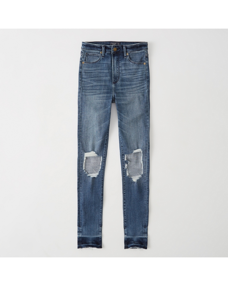 Womens High-Rise Super Skinny Jeans | Womens Clearance | Abercrombie.com