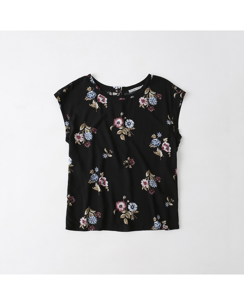 Womens Woven Tee | Womens Clearance | Abercrombie.ca