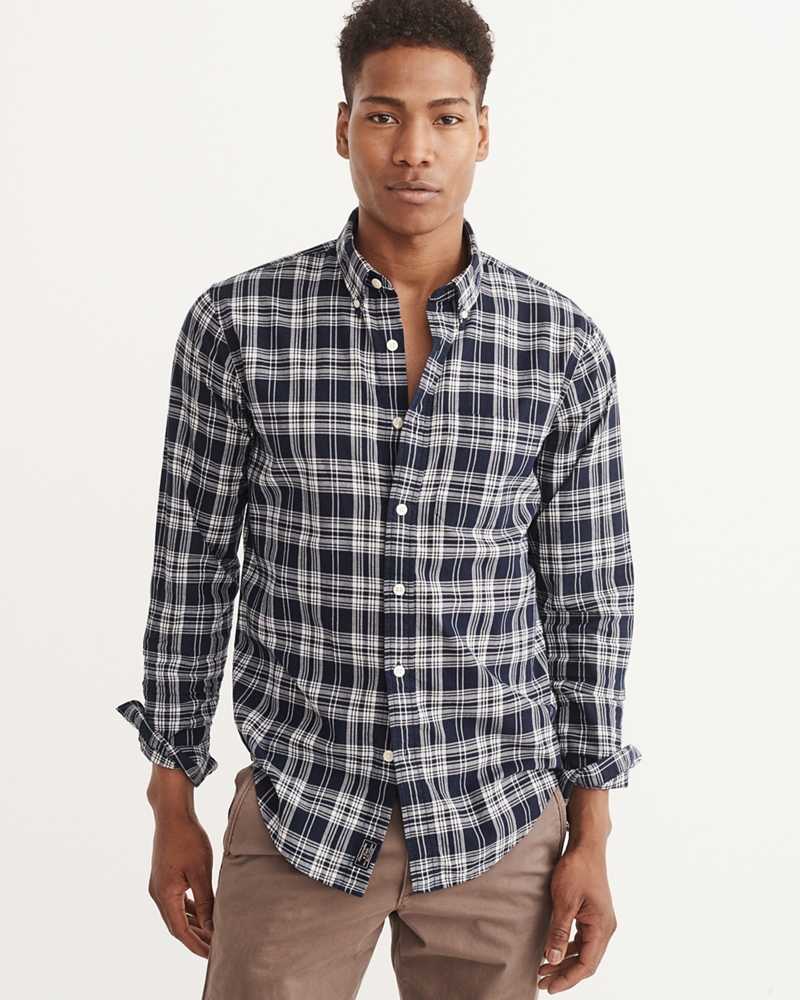 Mens Madras Shirt | Mens New Arrivals | Abercrombie.com