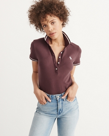 Womens Polos | Abercrombie & Fitch