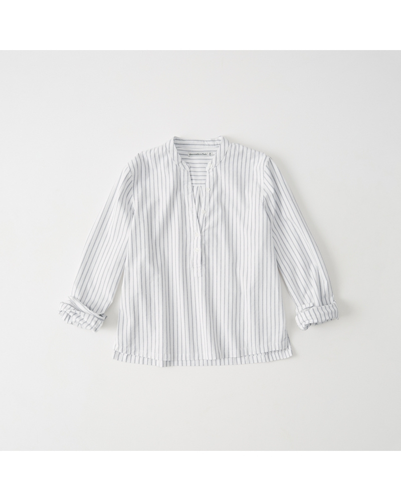 abercrombie popover shirt