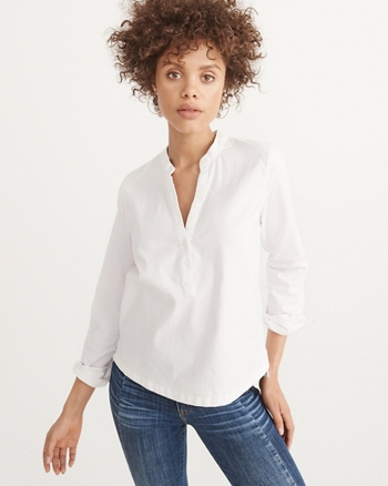 Womens Shirts & Blouses | Clearance | Abercrombie & Fitch