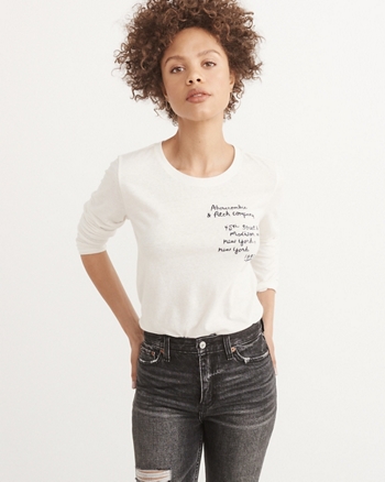 Womens Graphic Tees | Abercrombie & Fitch