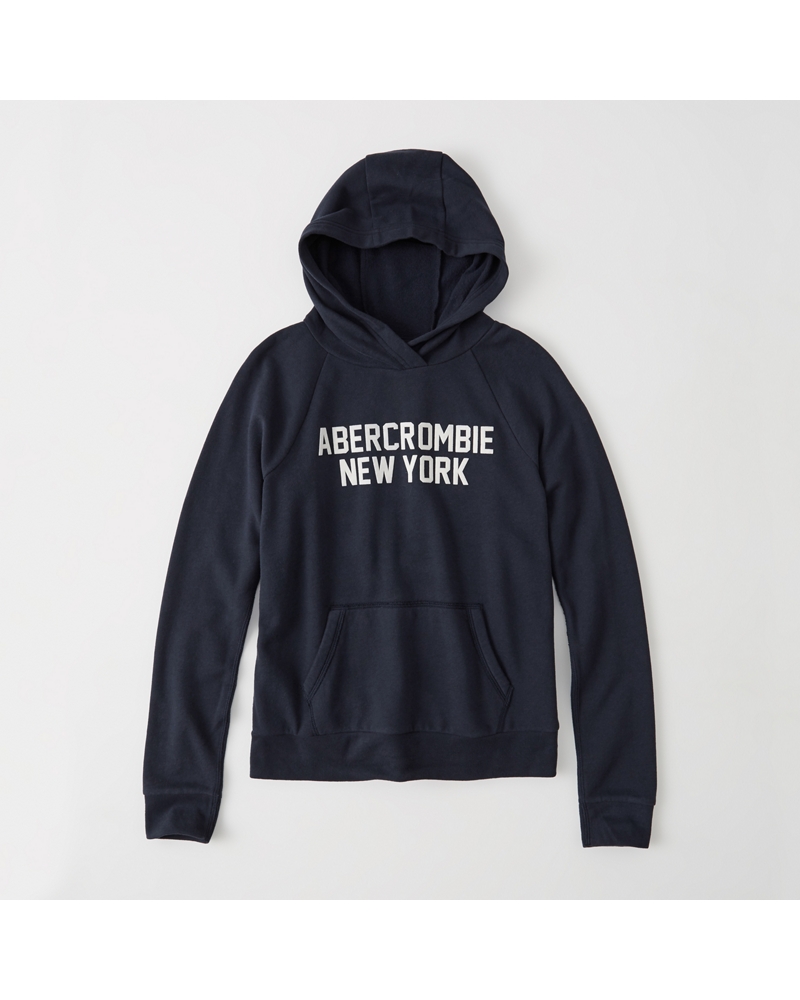 Womens Logo Graphic Hoodie Womens Tops