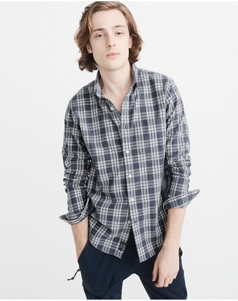 abercrombie & fitch mens shirts