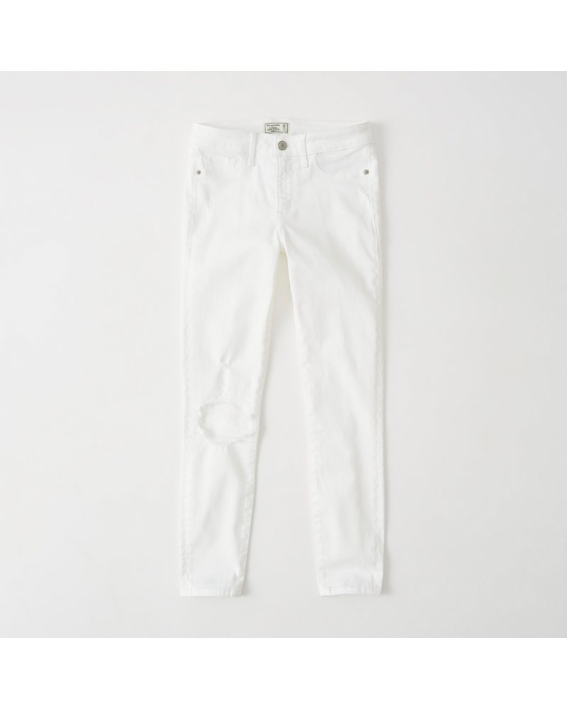 Womens LowRise Ankle Jeans Womens Bottoms