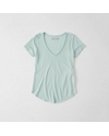 relaxed v neck t shirts