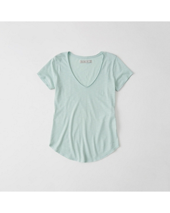 relaxed v neck t shirts