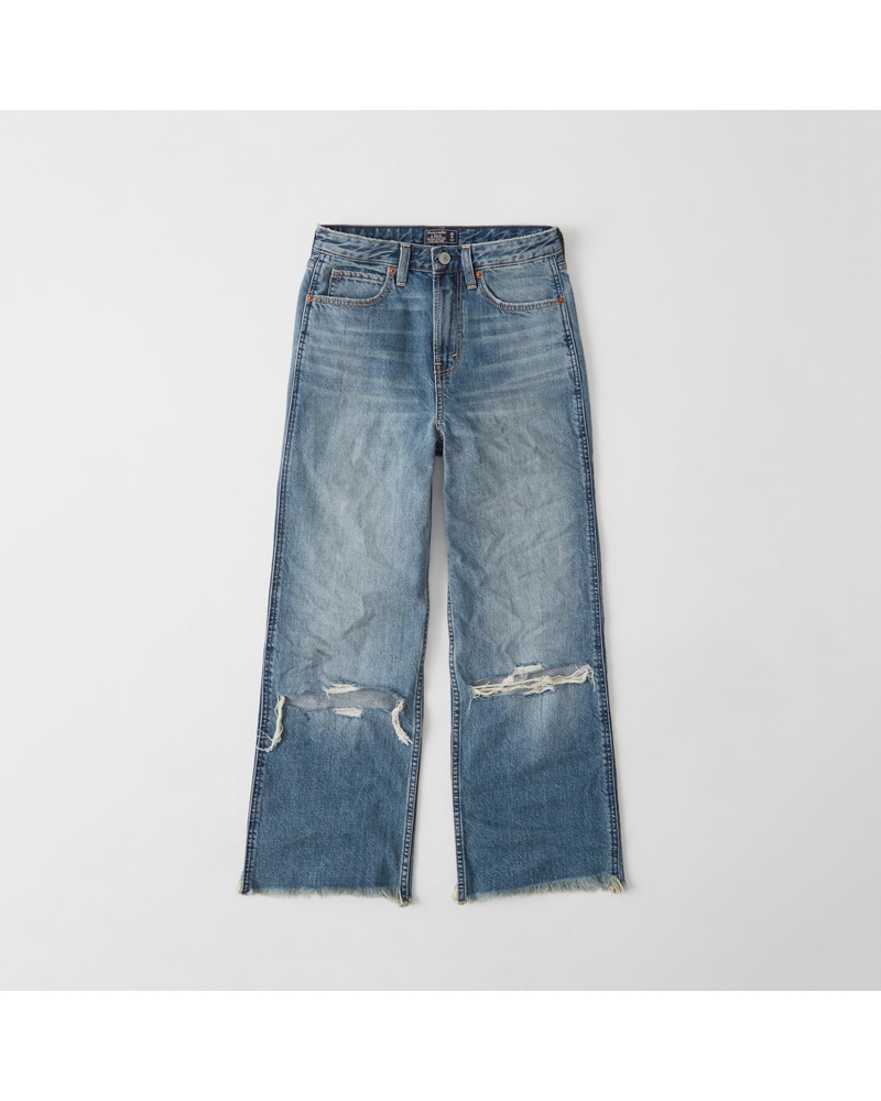 how womens wide leg jeans on clearance