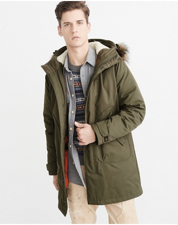 Mens Parka Coats | Abercrombie & Fitch