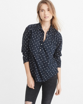 abercrombie womens blouses