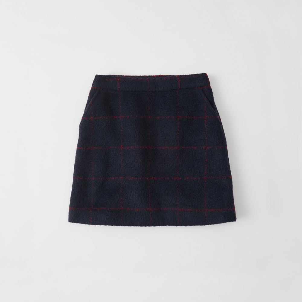 Plaid A-Line Mini Skirt | Abercrombie.com