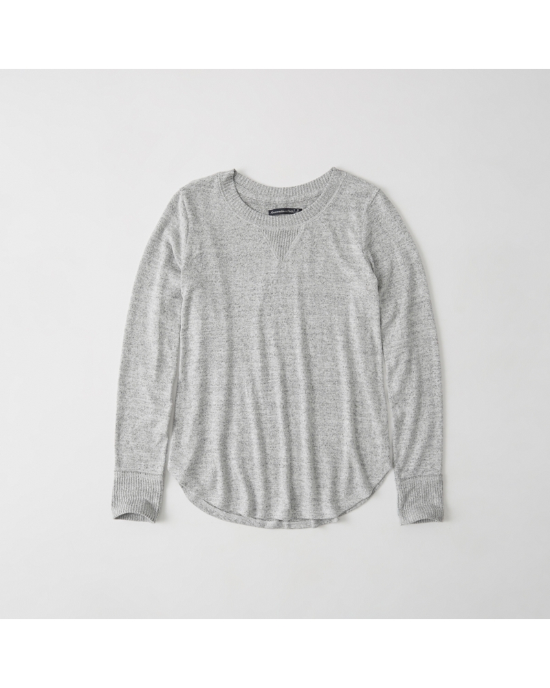 Womens Cozy Long-Sleeve Pullover | Womens Clearance | Abercrombie.com