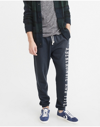 abercrombie grey sweatpants