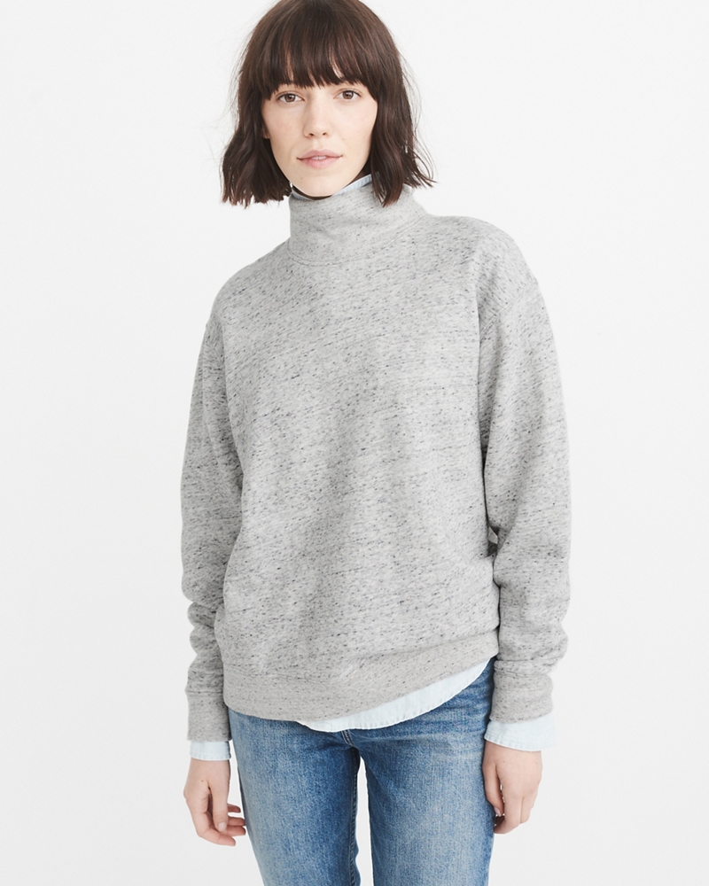 Womens Fleece Turtleneck Womens Clearance