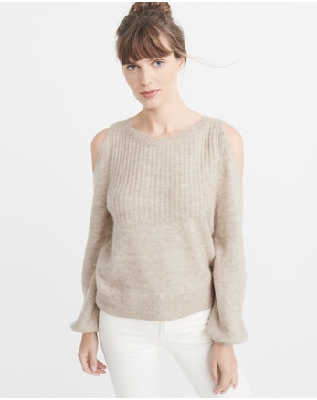 Womens V-Neck & Crew Neck Sweaters | Abercrombie & Fitch