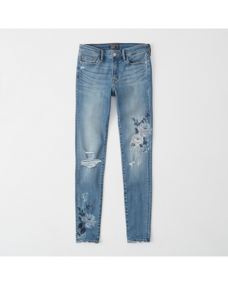 Womens Low-Rise Super Skinny Jeans | Womens 40-60% Off Select Styles ...