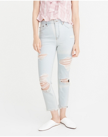 annie high rise girlfriend jeans
