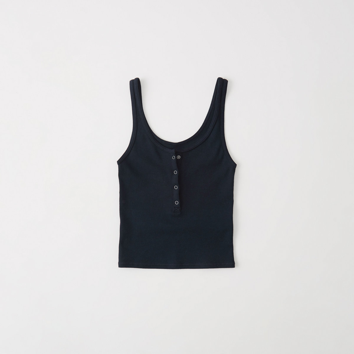 Ribbed Henley Tank