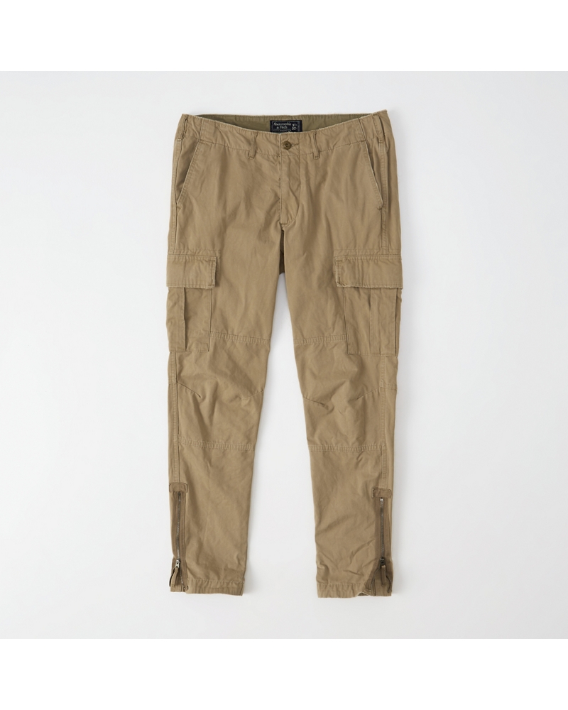 Mens Athletic Slim Cargo Pants | Mens Bottoms | Abercrombie.com