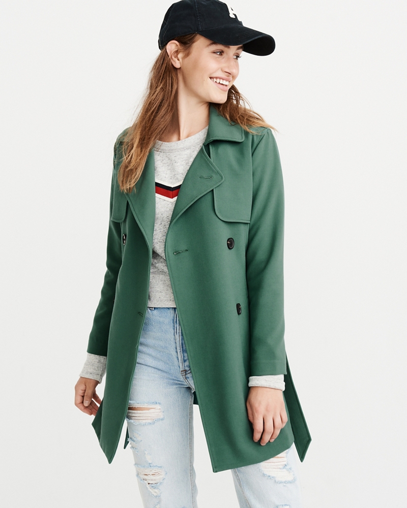 Drapey Trench Coat