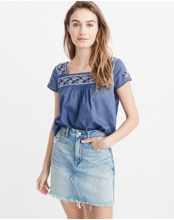 abercrombie womens blouses