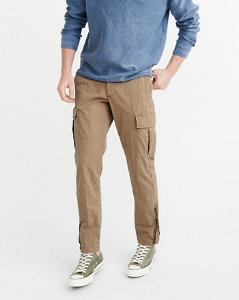 abercrombie and fitch cargo joggers