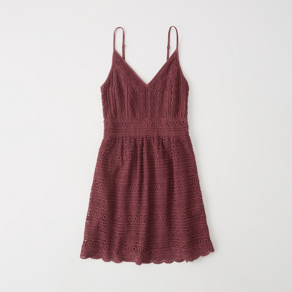 Womens Lace Skater Dress | Womens Clearance | Abercrombie.com