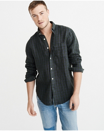 abercrombie and fitch mens shirts uk