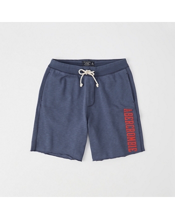 abercrombie and fitch mens fleece shorts