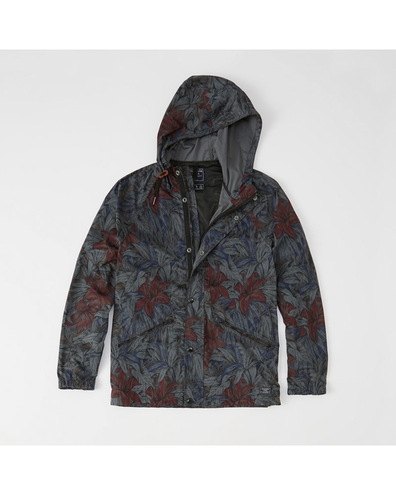Mens Pattern Windbreaker Jacket Mens Jackets & Coats