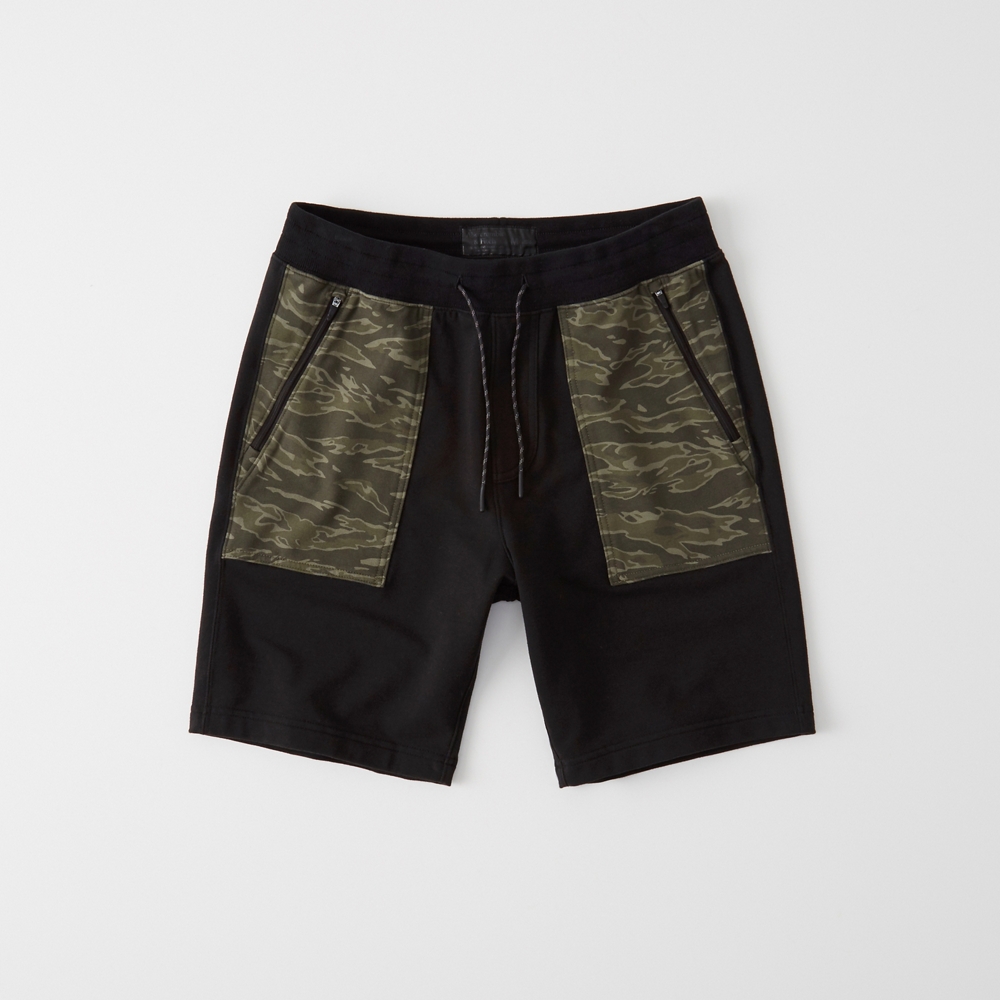 camo stretch shorts