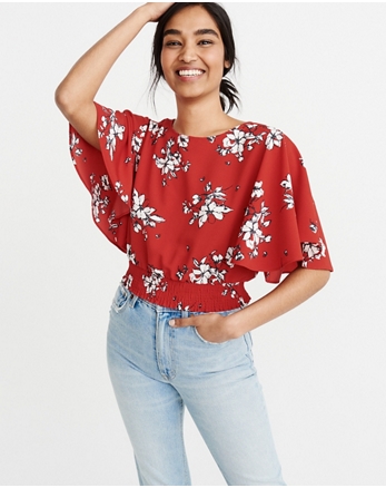 abercrombie womens blouses