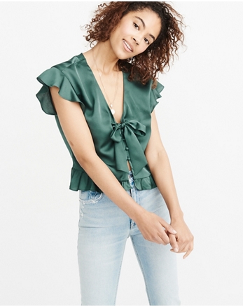 abercrombie womens blouses