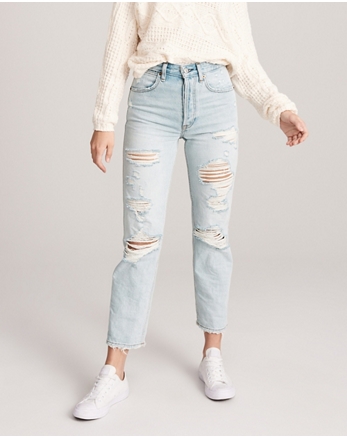 annie high rise girlfriend jeans