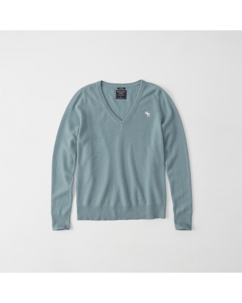 Womens Cashmere Icon VNeck Sweater Womens Tops