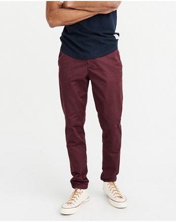 abercrombie athletic skinny chinos